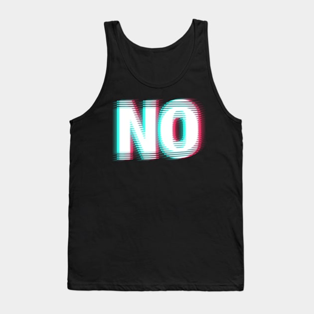 GLITCH NO Tank Top by Fantox1